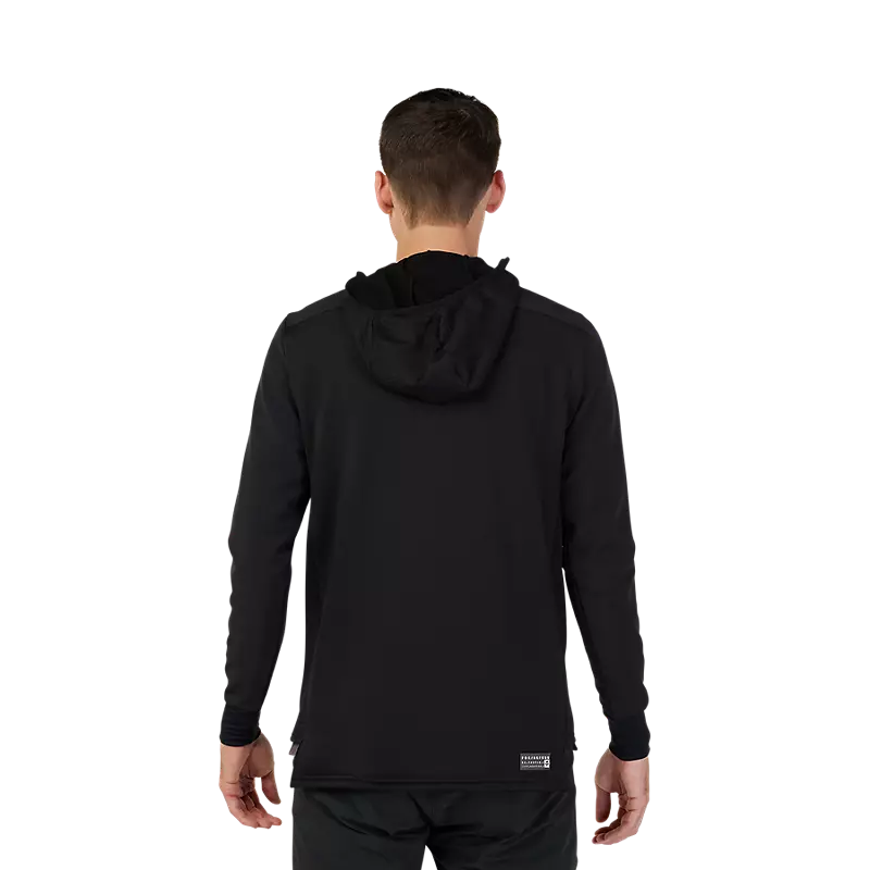 Fox Racing Defend Thermal Hoodie in Black-1
